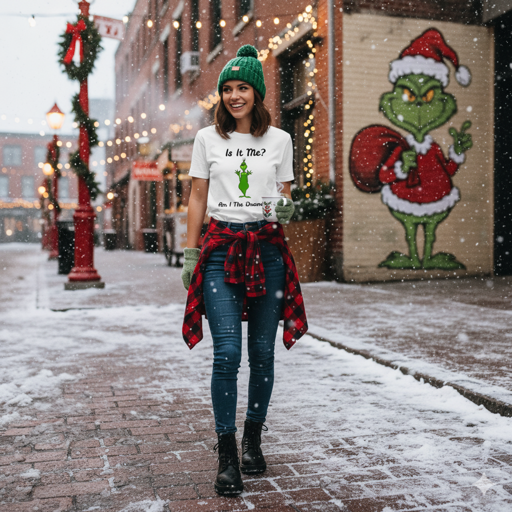 Is it me? Am I The Drama? Grinch Christmas Boys Shirt Girls Shirt