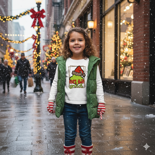 100% that Grinch Christmas Boys Shirt Girls Shirt Ladies Shirt