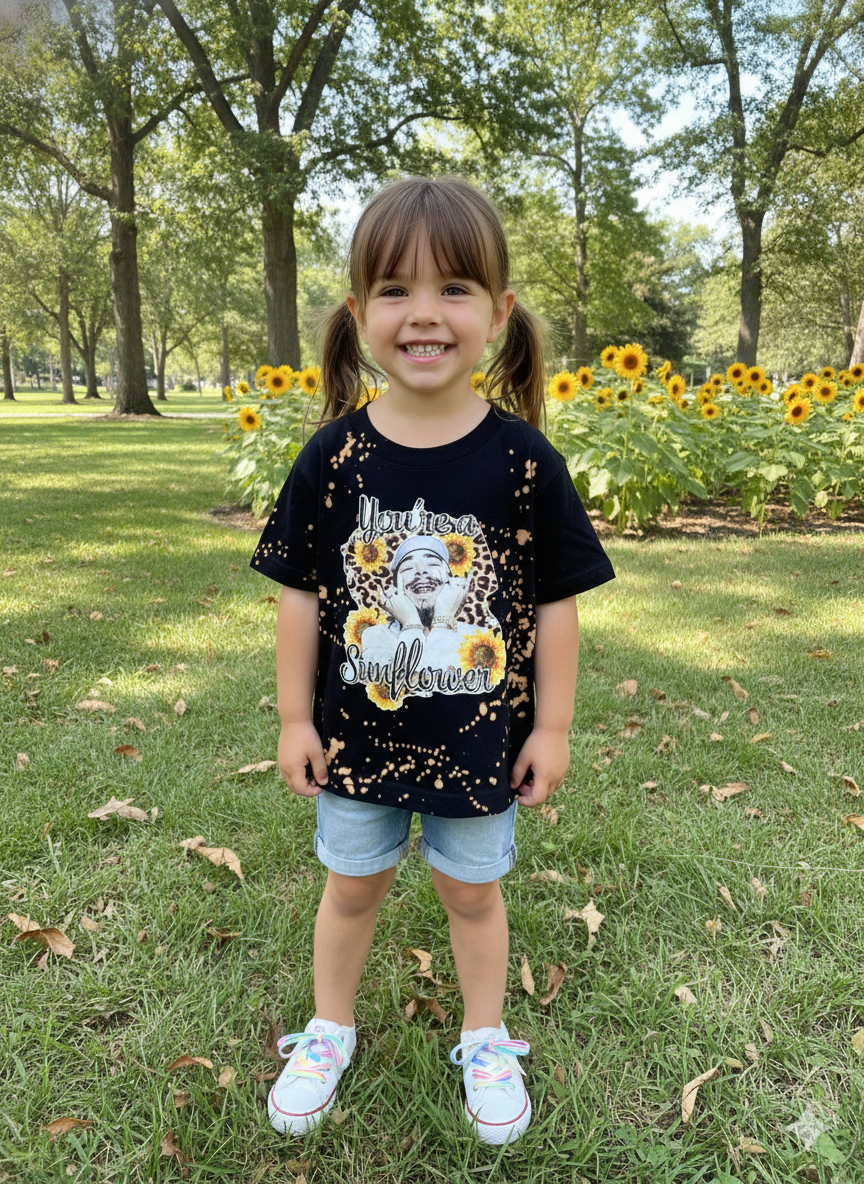 Post Malone You're a Sunflower Girls Shirt Ladies Shirt