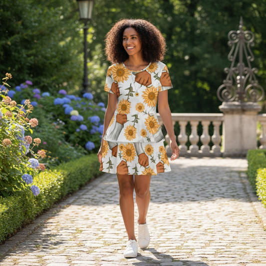 Sunflower Hand Fall Handmade