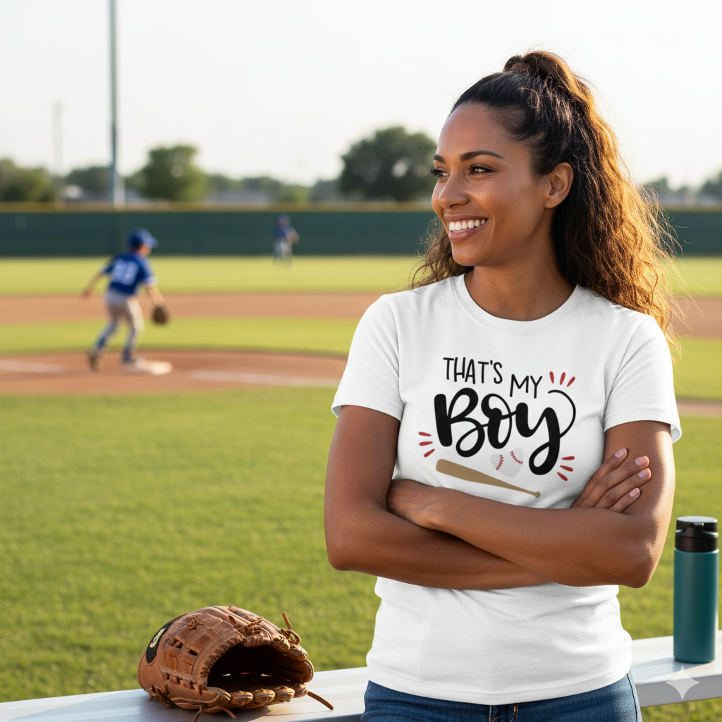 That's My Boy Baseball Ladies Shirt Mens Shirt