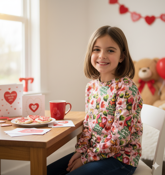 Grinch Valentines Handmade