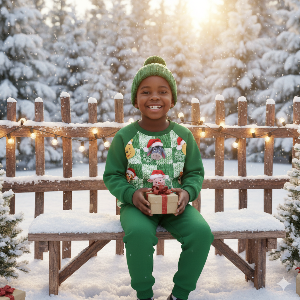 Pooh Christmas Handmade