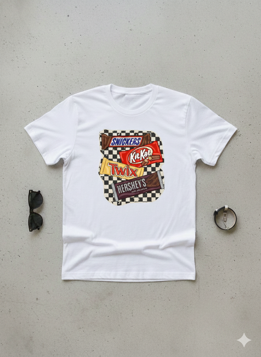 Candy Bars Halloween Boys Shirt Girls Shirt Ladies Shirt Mens Shirt