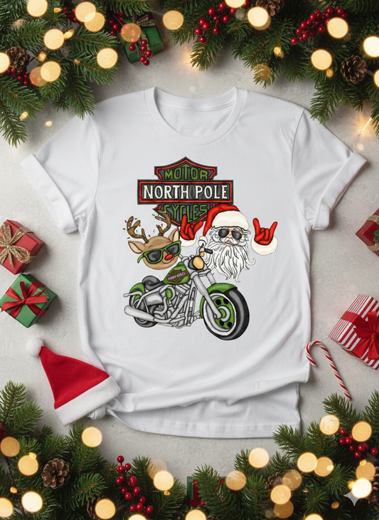 North Pole Christmas Boys Shirt Girls Shirt Ladies Shirt Mens Shirt