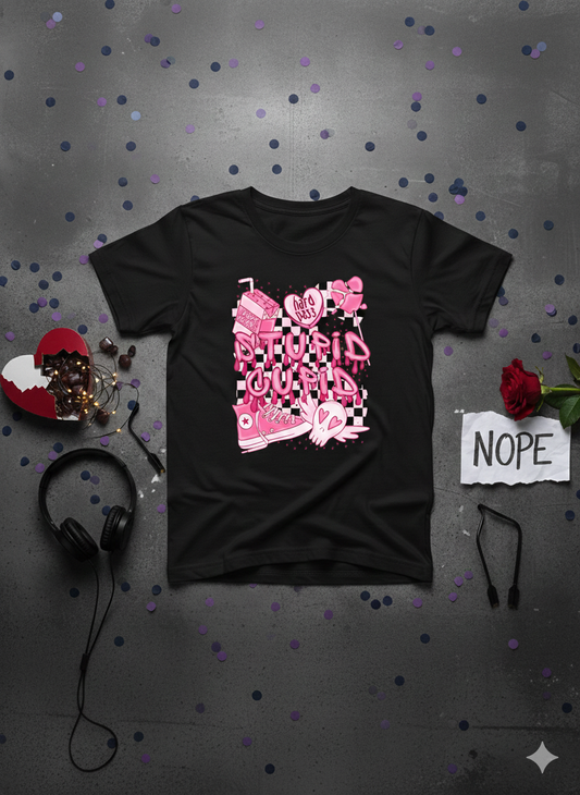 Stupid Cupid Anti Valentine's Boys Shirt Girls Shirt