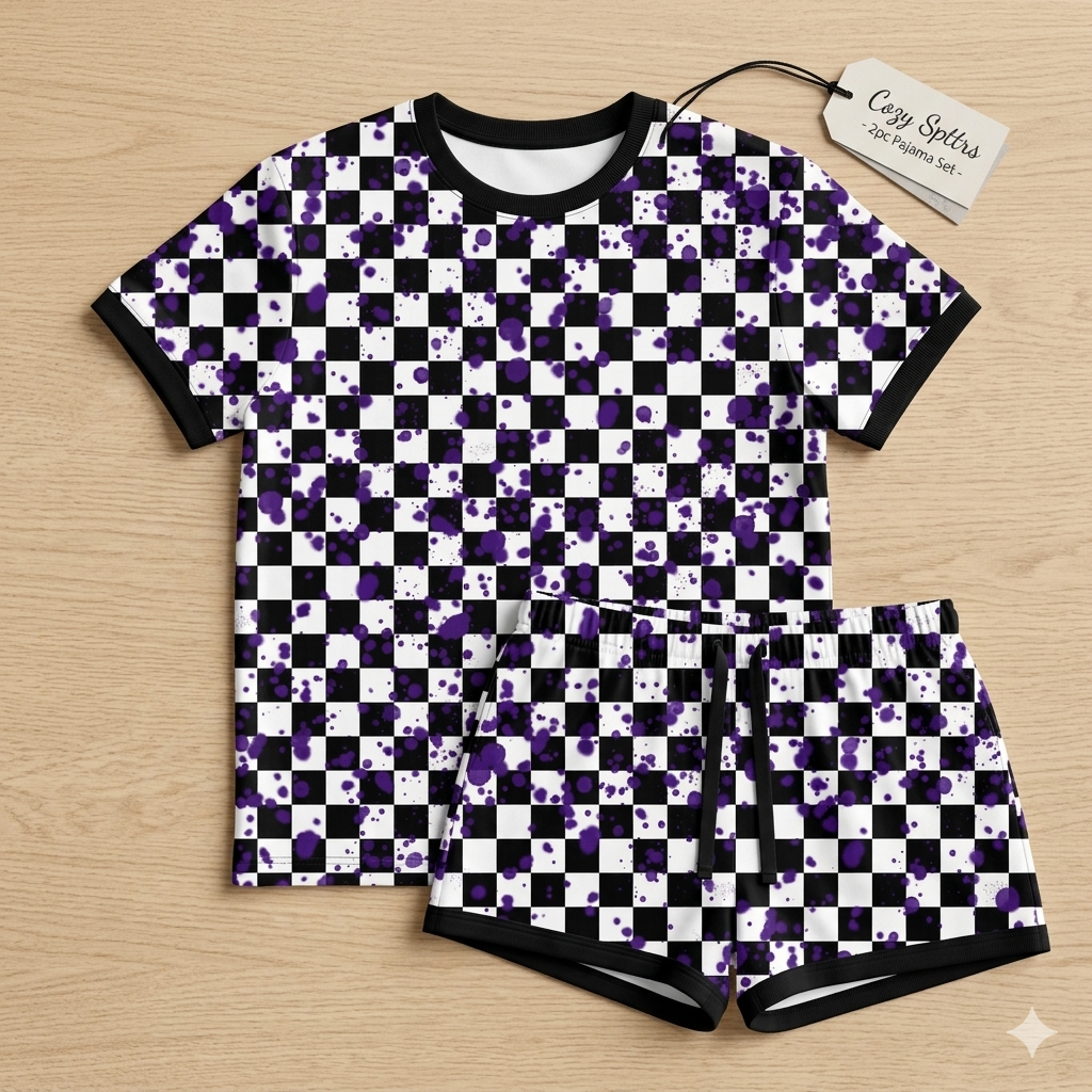 Purple Acid Checker Handmade