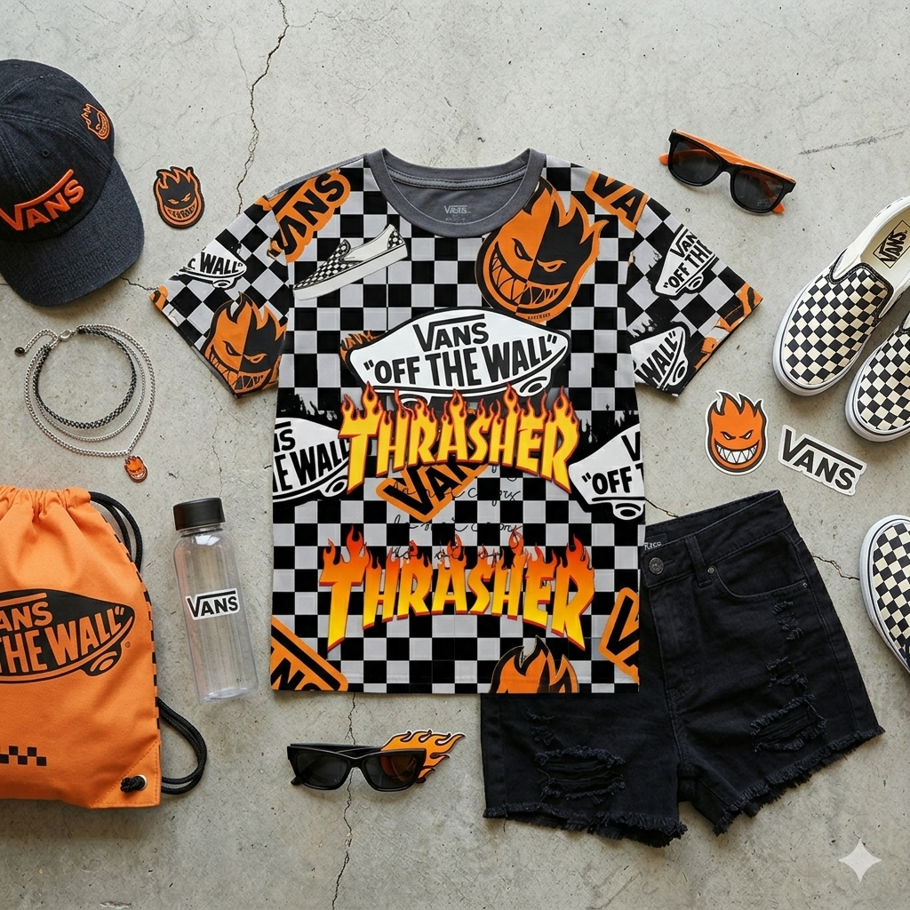 Thrasher Vans Handmade