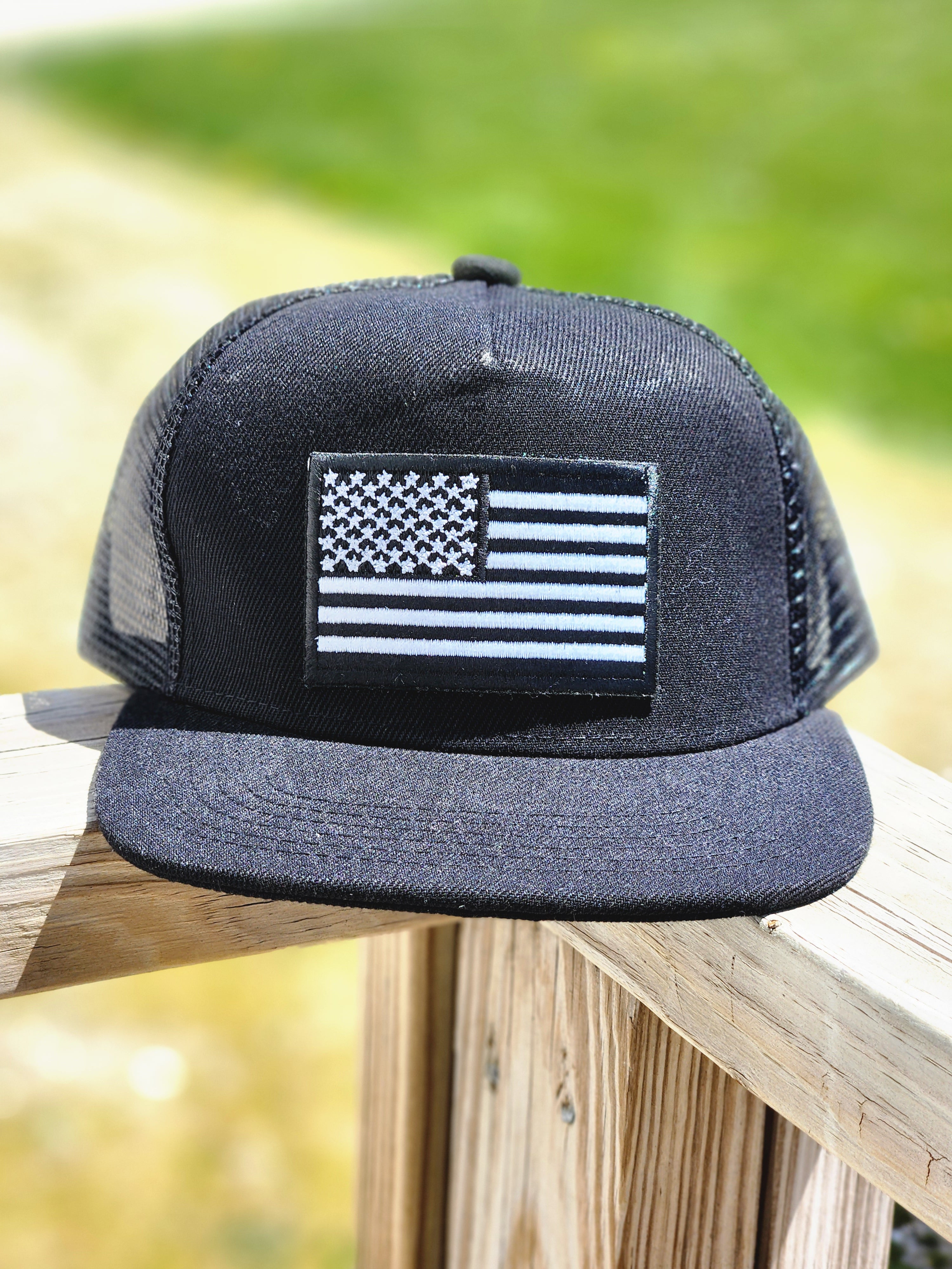 Black Flag Trucker Snapback Hat