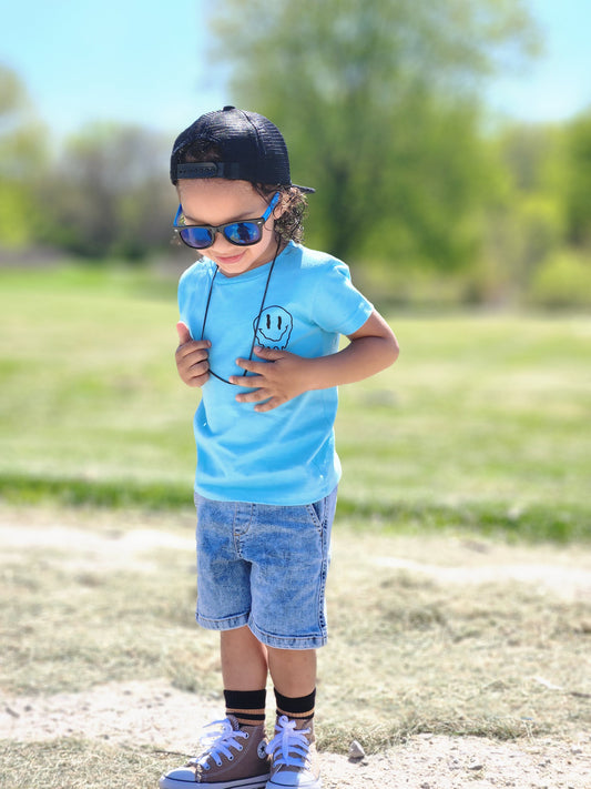 Neon Blue Toddler Sunnies RTS
