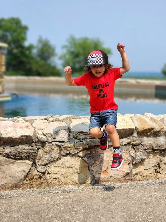 Sneakers on Point Boys Shirt Girls Shirt Ladies Shirt Mens Shirt