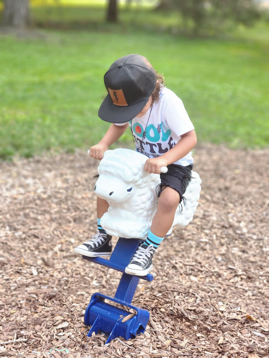 Lighting Bolt Snapback Hat