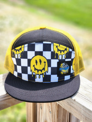 Smiley Drip Trucker Snapbacks RTS