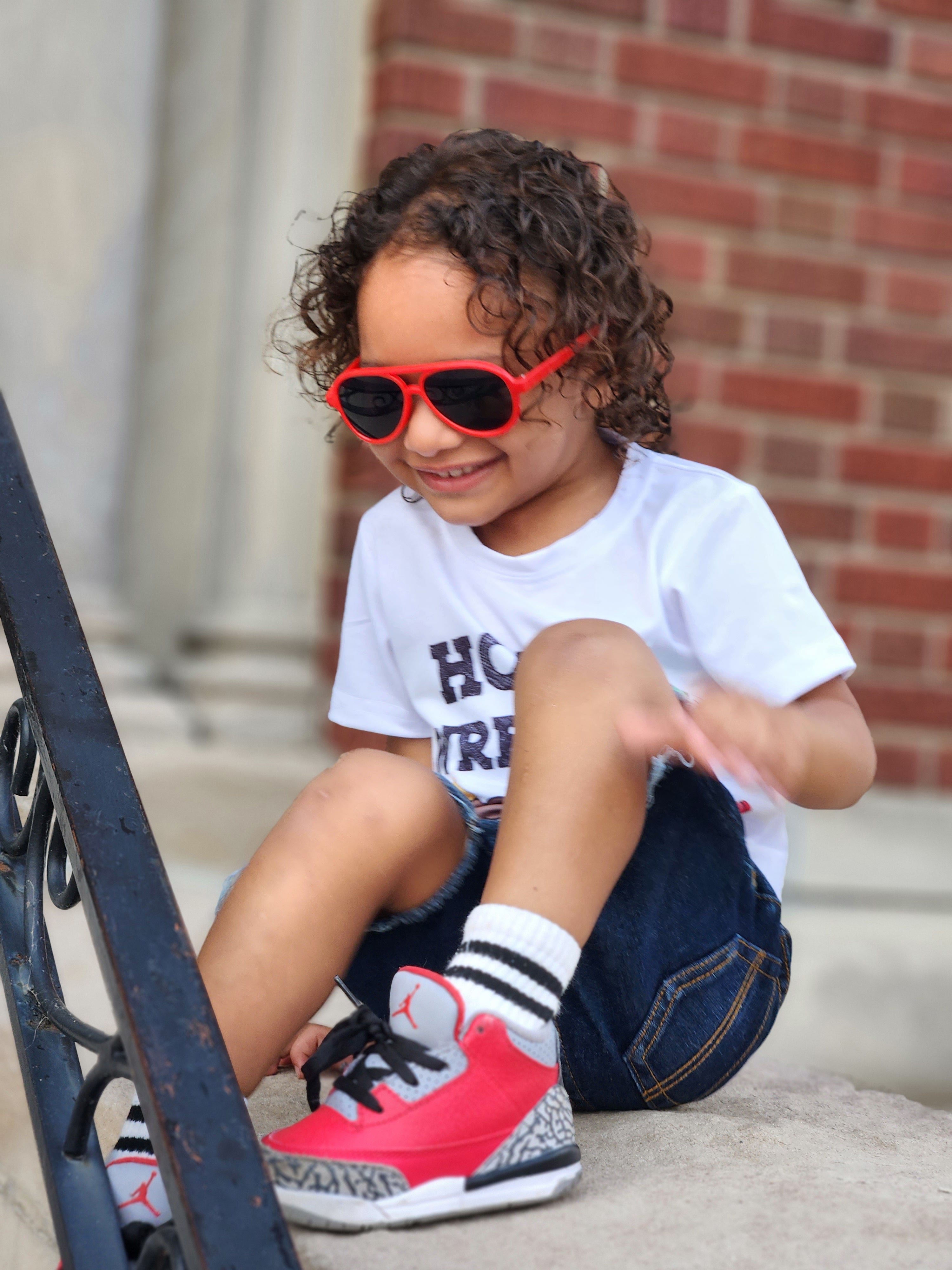 Red Aviator Sunnies RTS Toddler