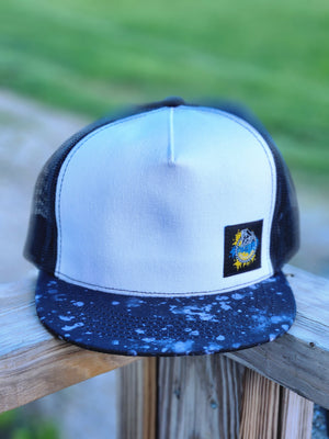 White Splatter Trucker Snapbacks RTS