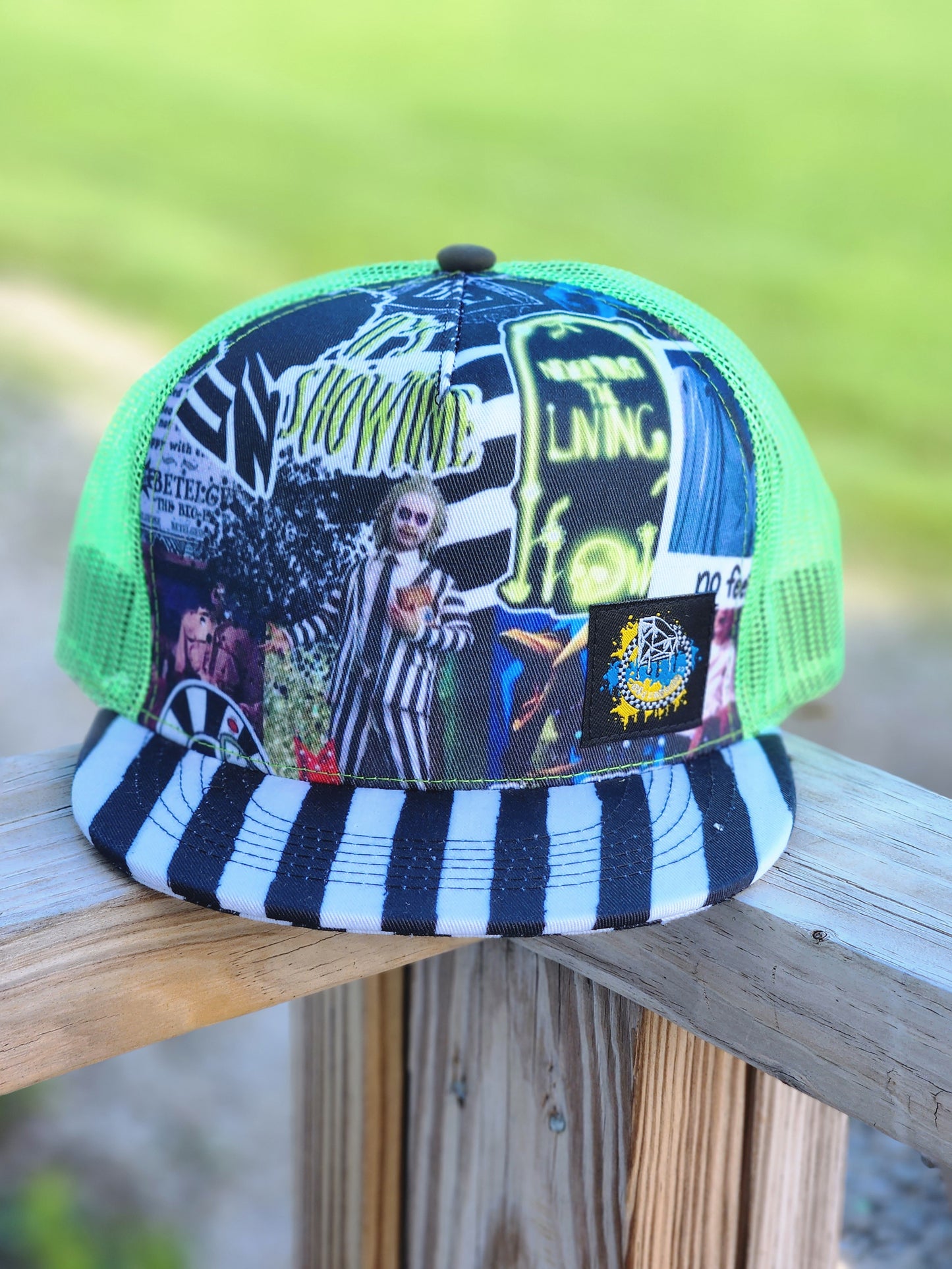 Beetlejuice Halloween Trucker Snapbacks RTS