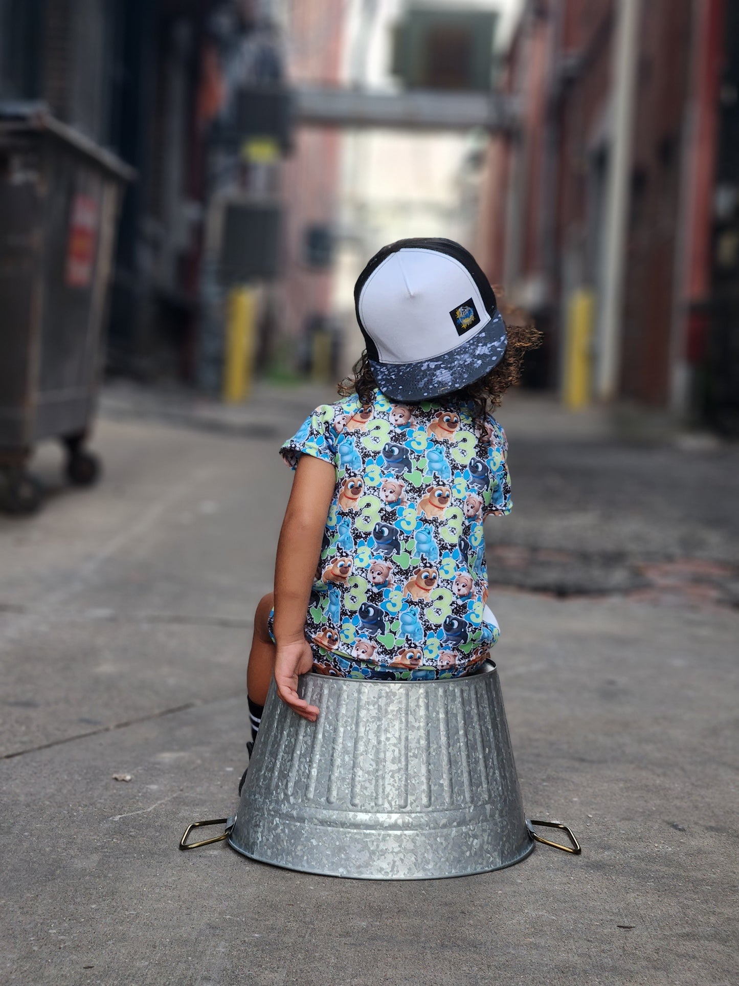 White Splatter Trucker Snapbacks RTS