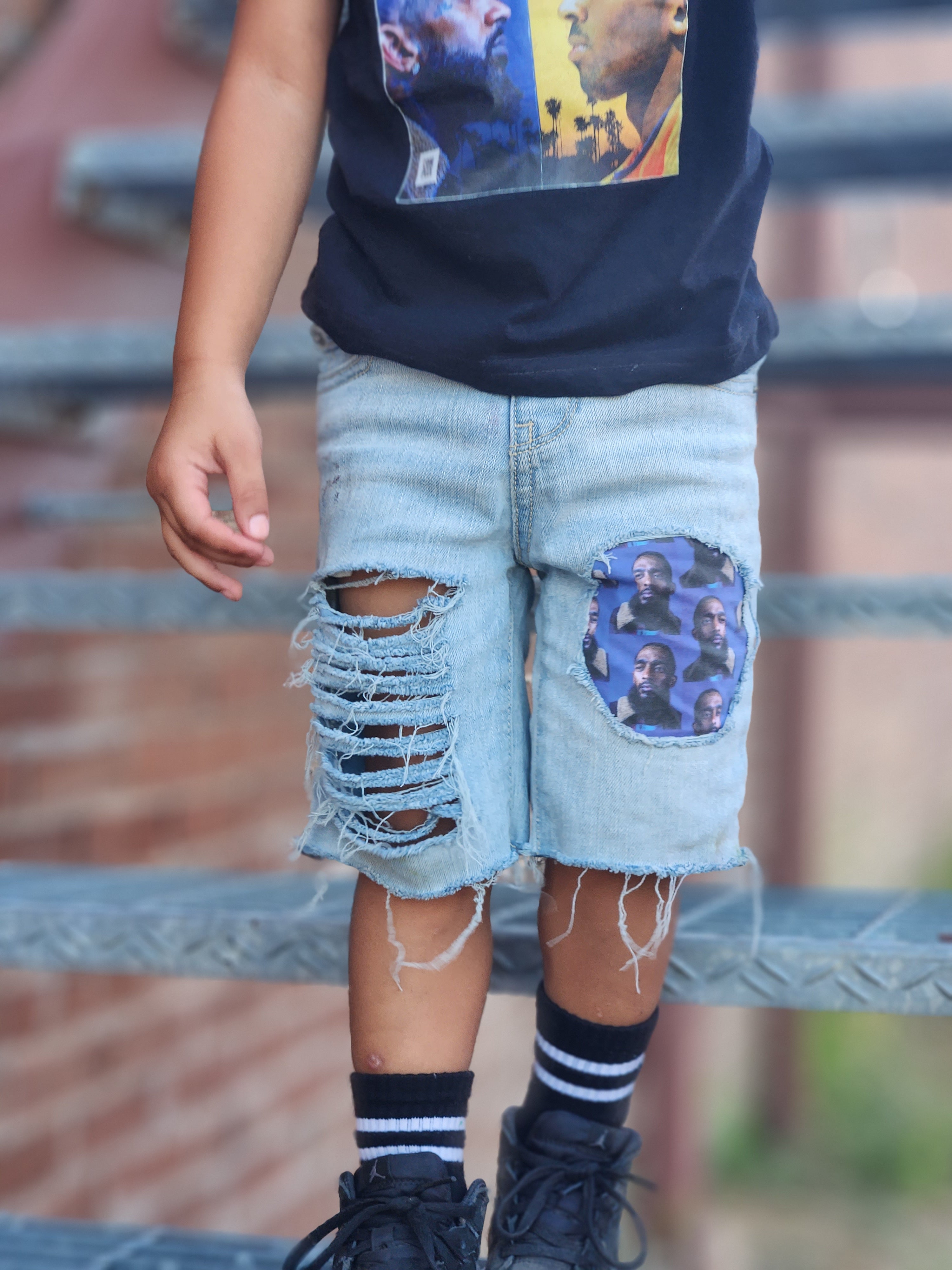 Nipsey Girls Distressed Jeans Boys Distressed Jeans