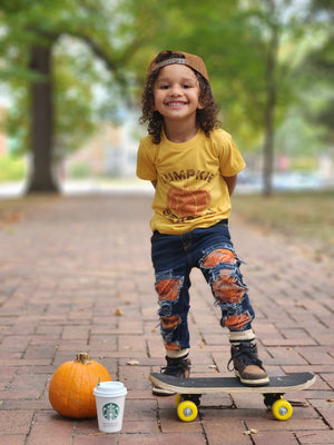 Pumpkin Season Fall  Ladies Shirt Girls Shirt Boys Shirt