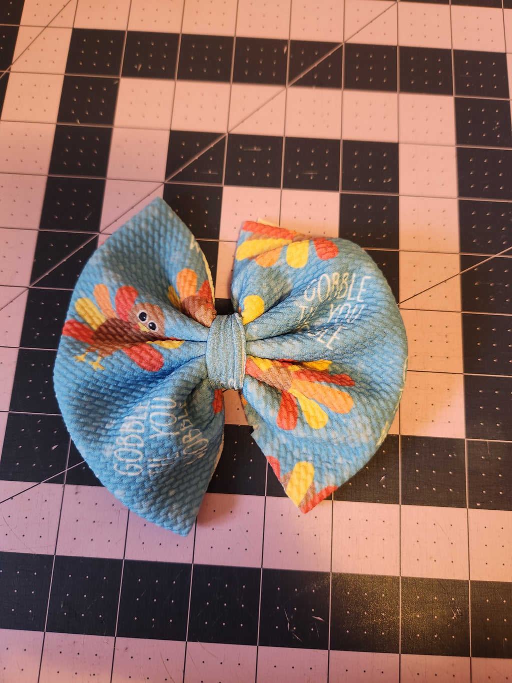 Fall Thanksgiving Bow RTS