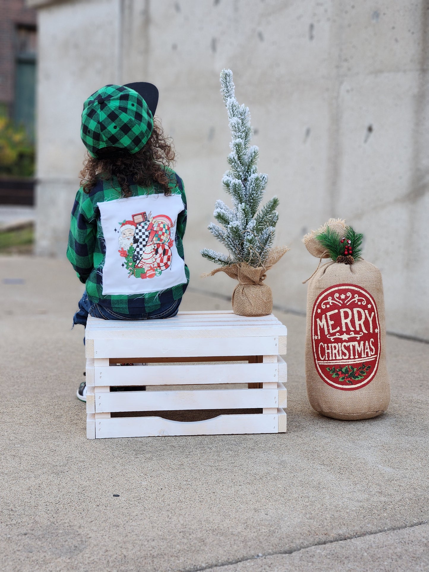 Christmas Flannel With Patch