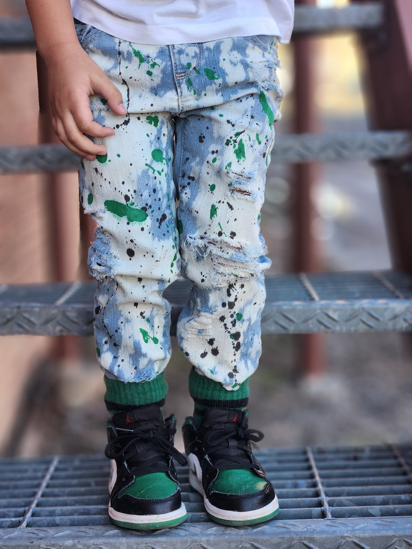 Lucky Boys Distressed Jeans Girls Distressed Jeans St. Patrick's