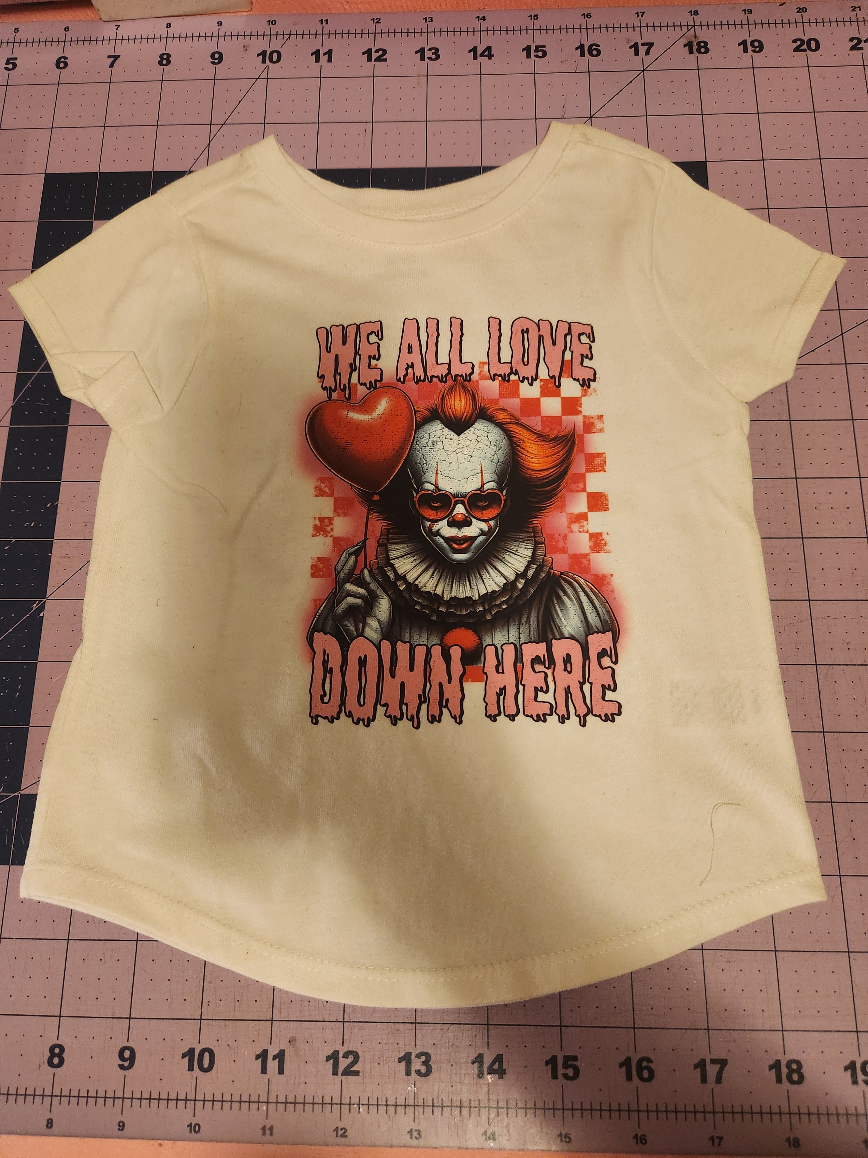 Pennywise Valentine's Shirt 2t RTS