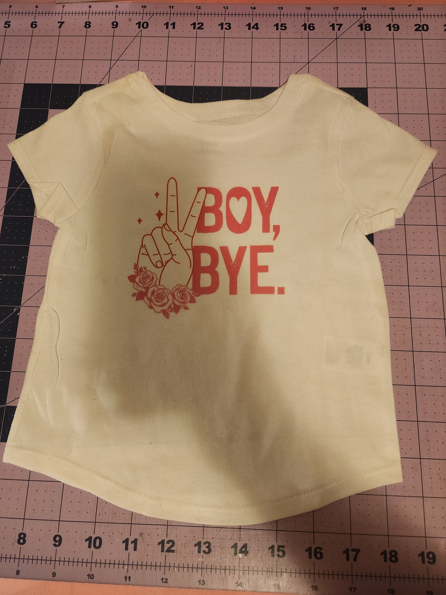 Boy Bye Valentine's Shirt 2t RTS