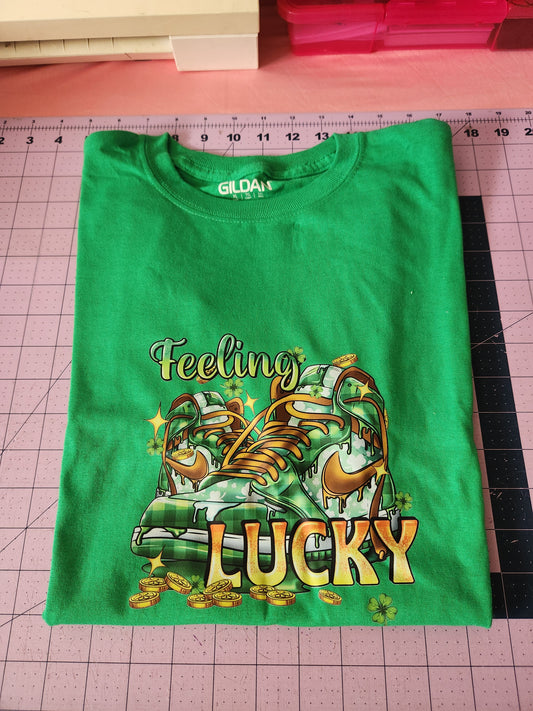 Feeling Lucky St. Patrick's Shirt YXL RTS