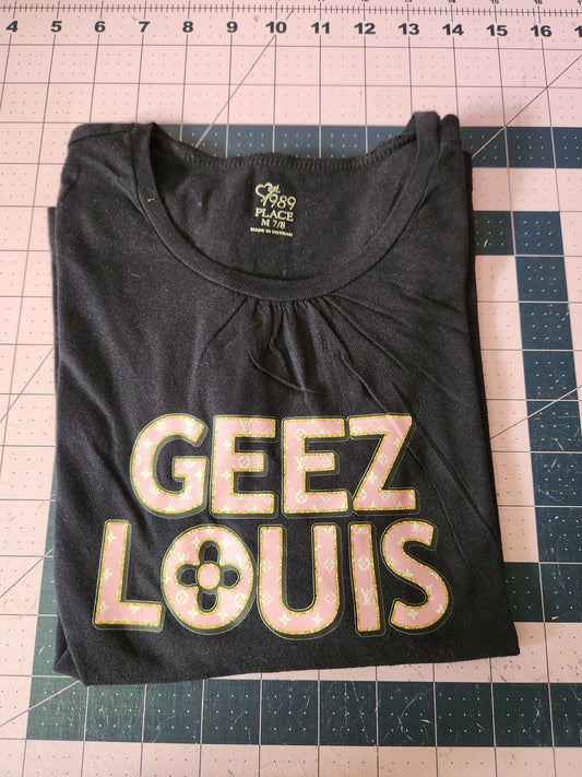 Geez Louis Shirt size 7/8 RTS Long Sleeve