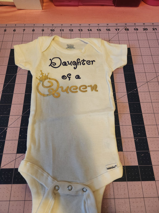 Daughter of a Queen Shirt 3/6m RTS
