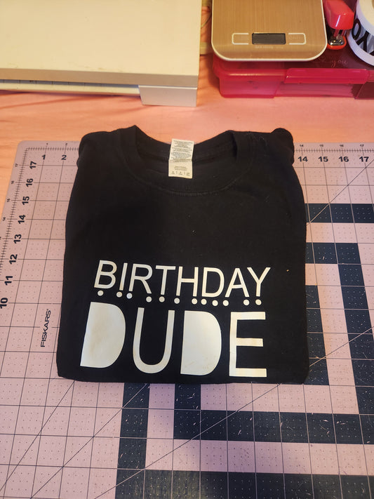 Birthday Dude Boys Shirt RTS YS