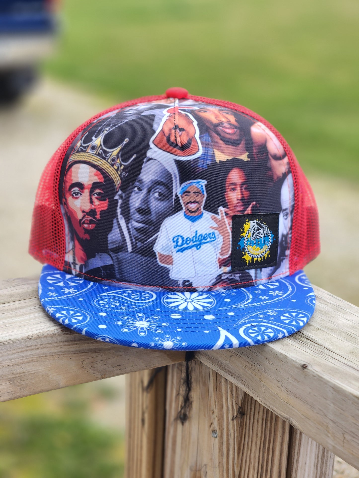 Tupac Trucker Snapback Hat RTS