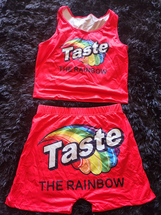 Skittles Outfit RTS Med, Large, XL, 2X