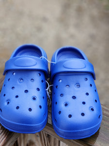 Blue Clogs