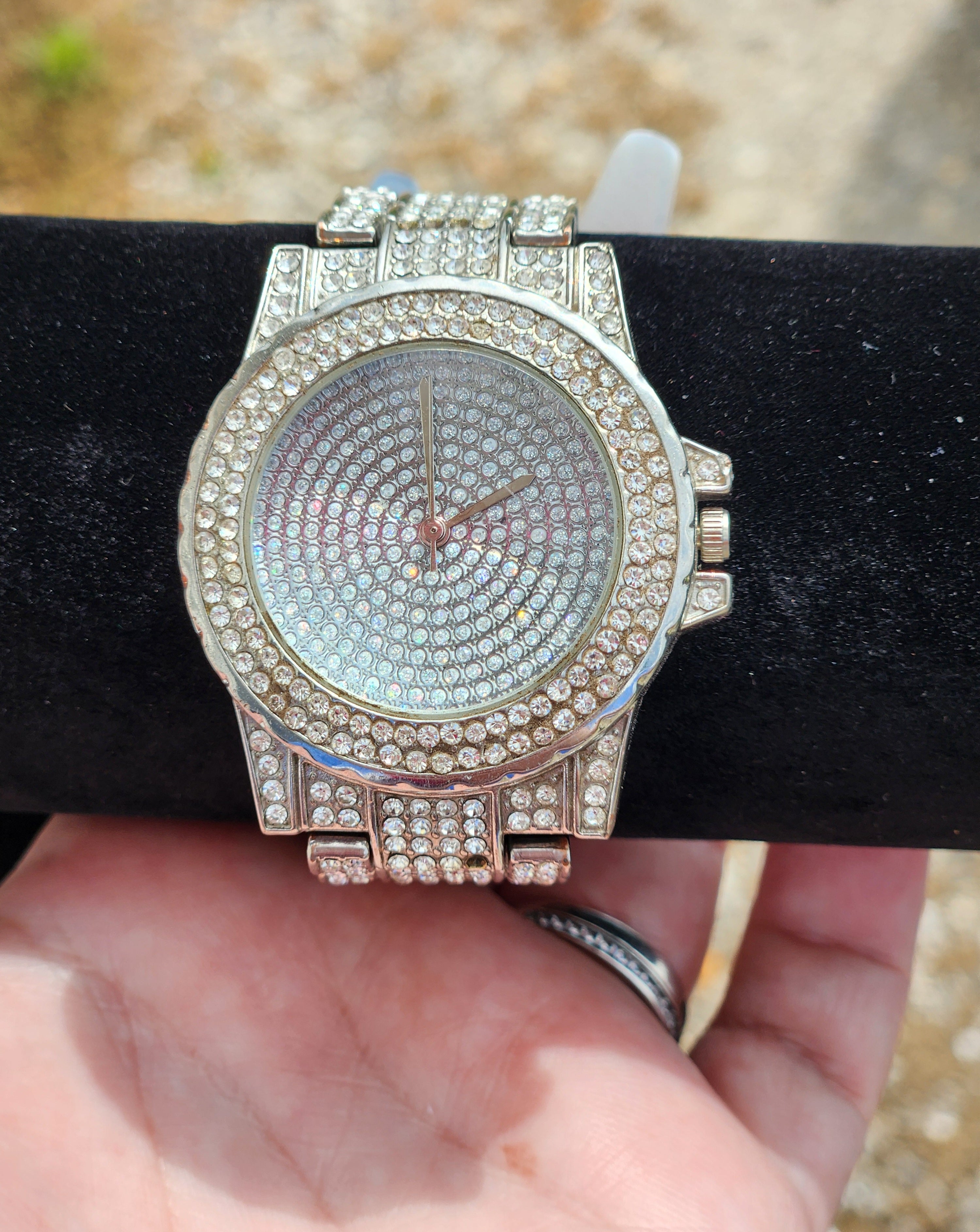 Sliver Bling Watch