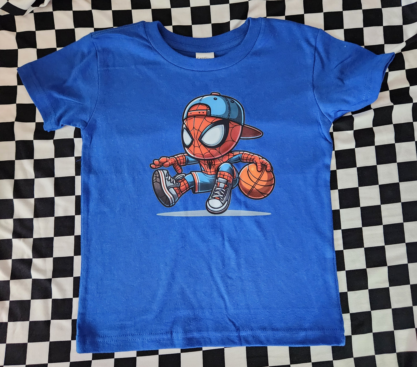 Spider-Man Basketball Boys Shirt Girls Shirt Ladies Shirt Mens Shirt