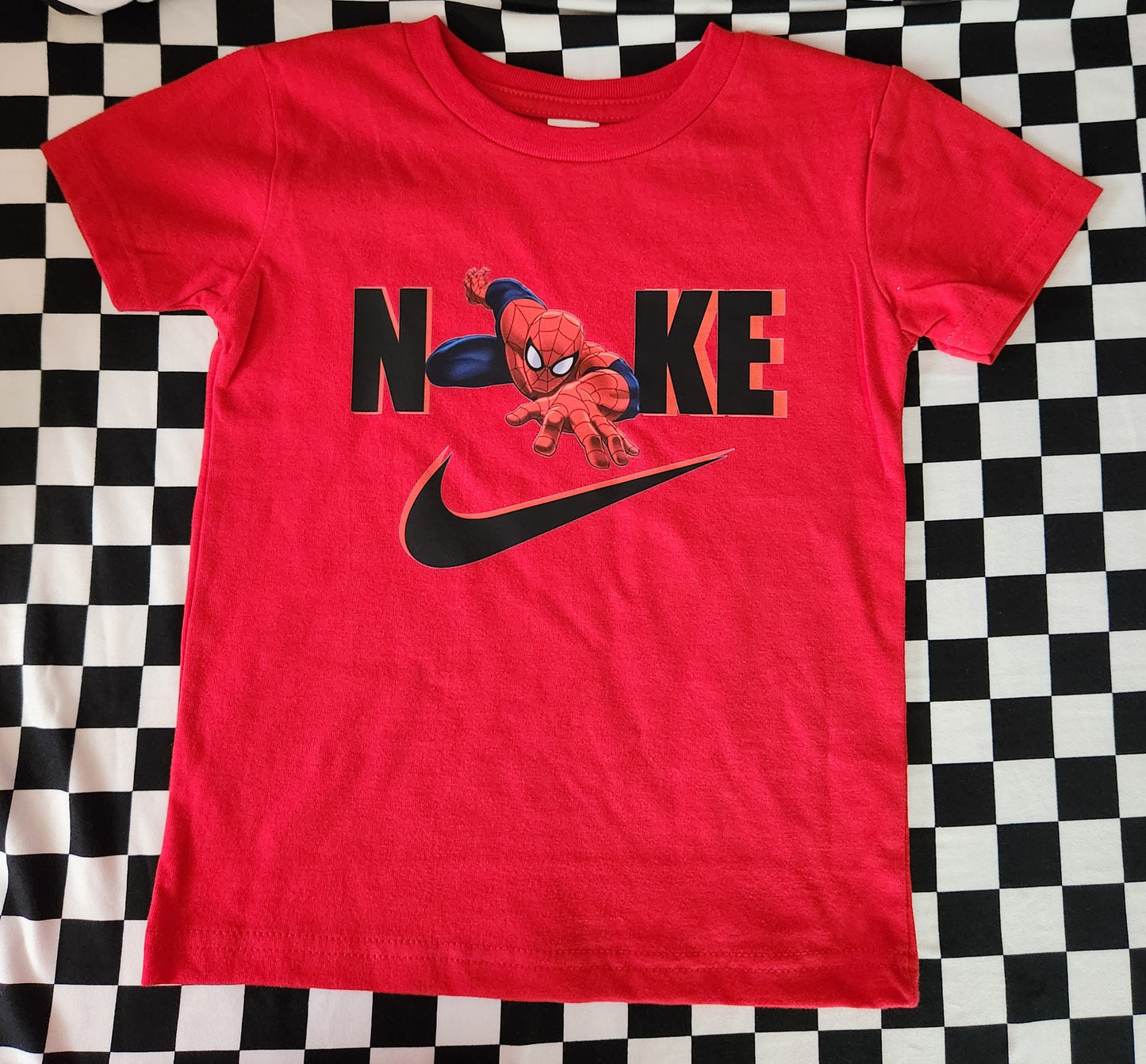 Spiderman Nike Designer Boys Shirt Girls Shirt Ladies Shirt Mens Shirt