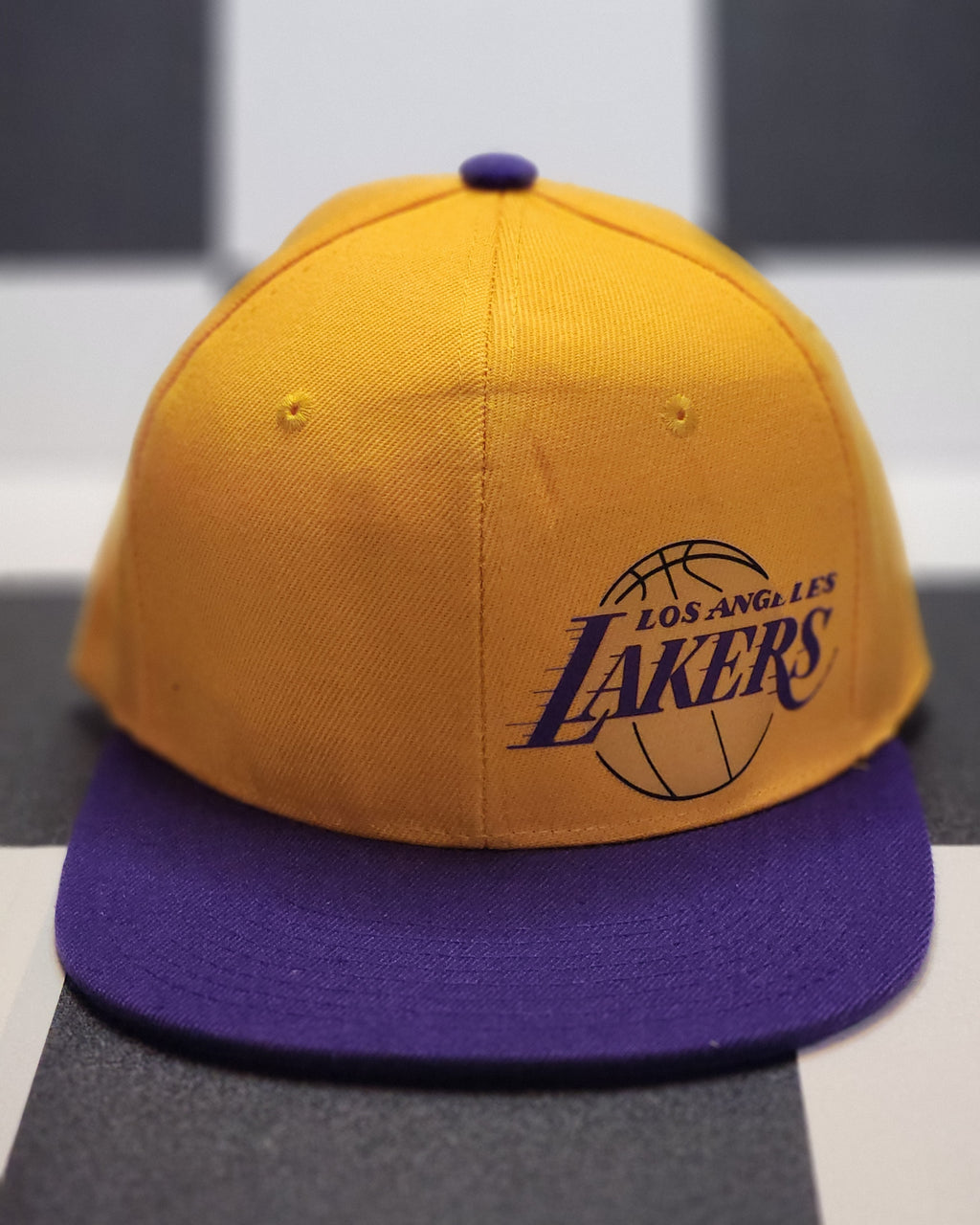 Laker Yellow & Purple Snapback Hat