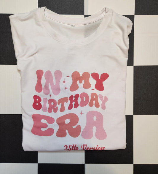 Birthday Era  Boys Shirt Girls Shirt