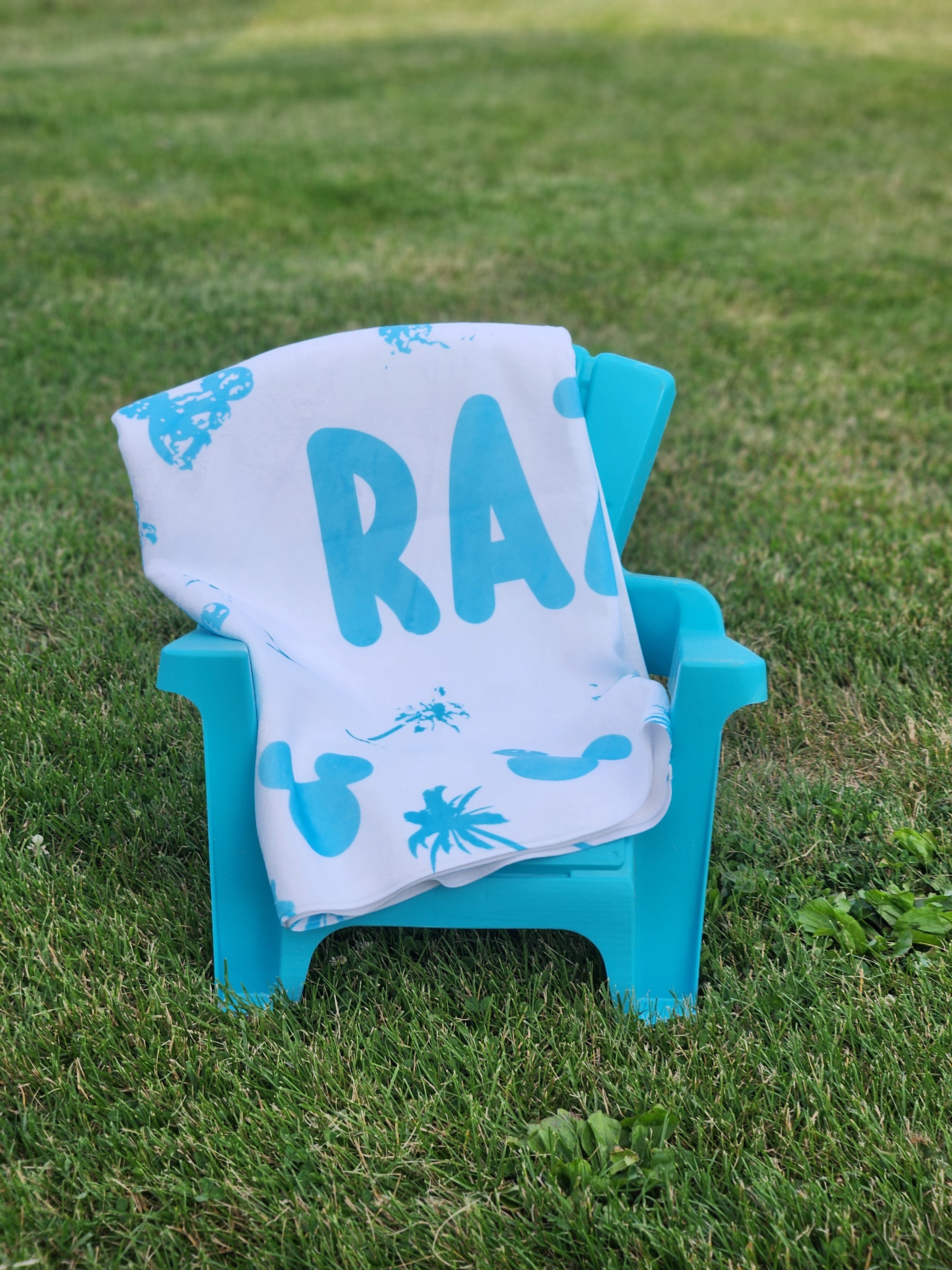 Custom Cotton Back Beach Towels