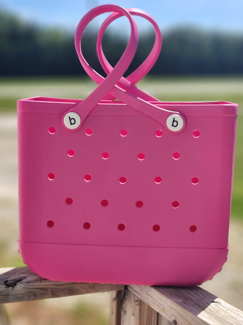 Hot Pink Beach Bag