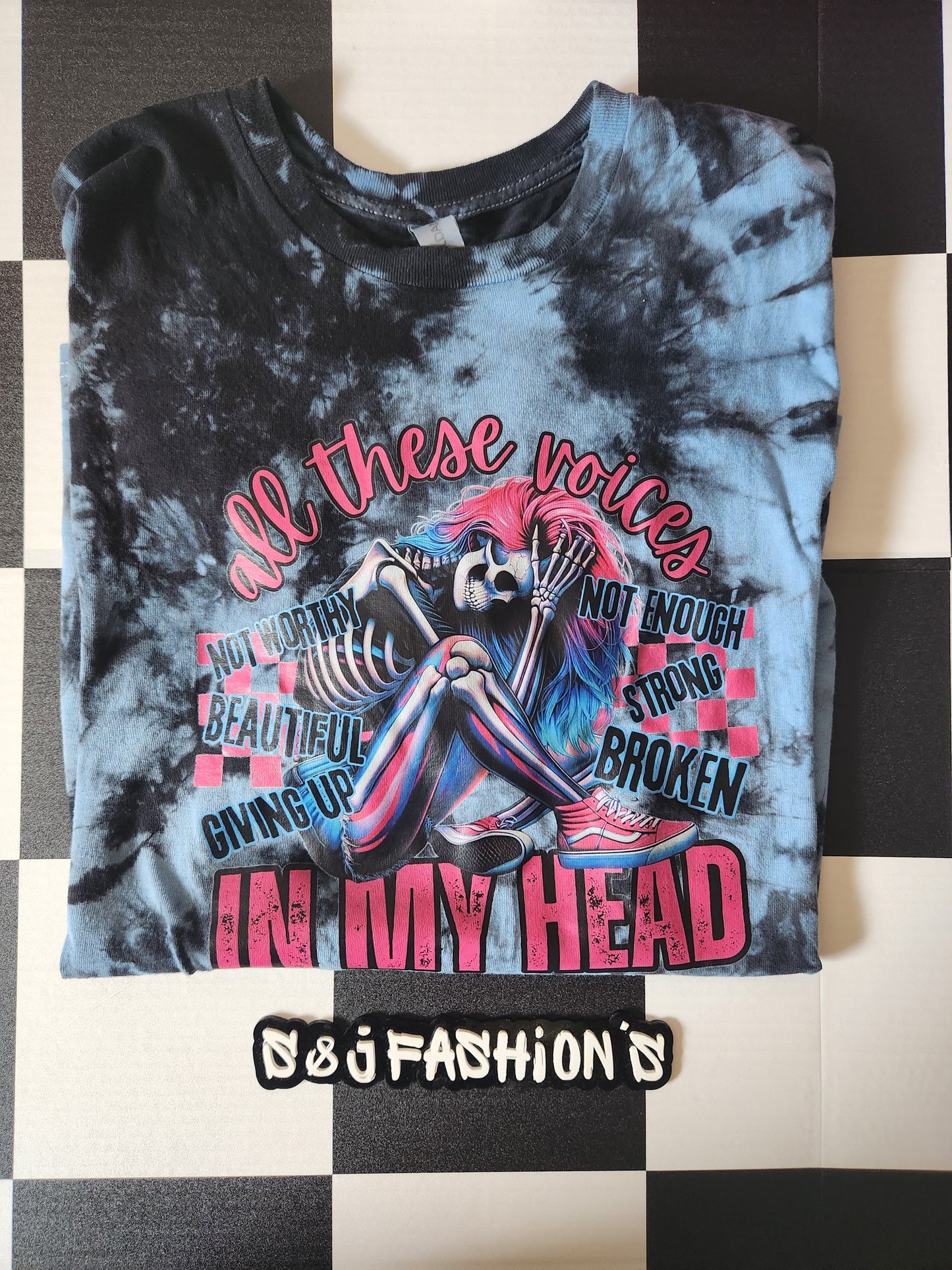 All These Voices In My Head Ladies Shirt