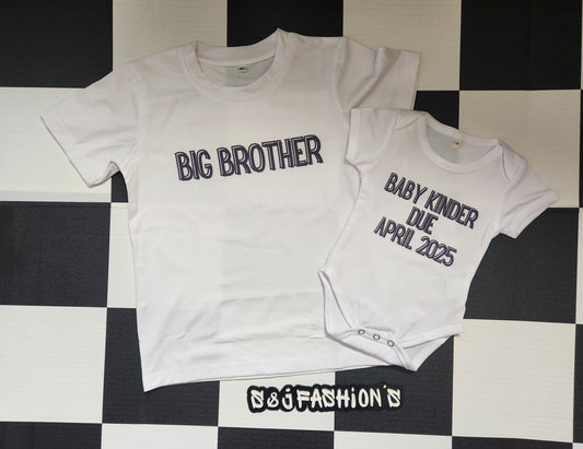 Big Brother Boys Shirt Girls Shirt