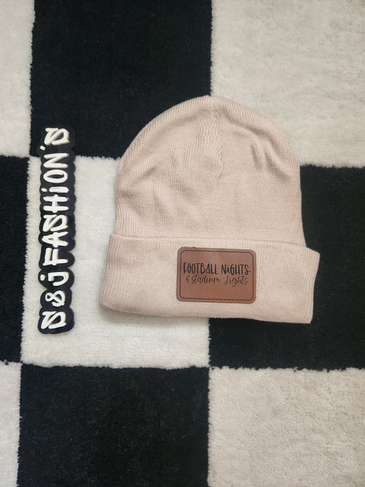 Football Nights Patch Beanie