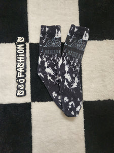 Beetlejuice Halloween Socks