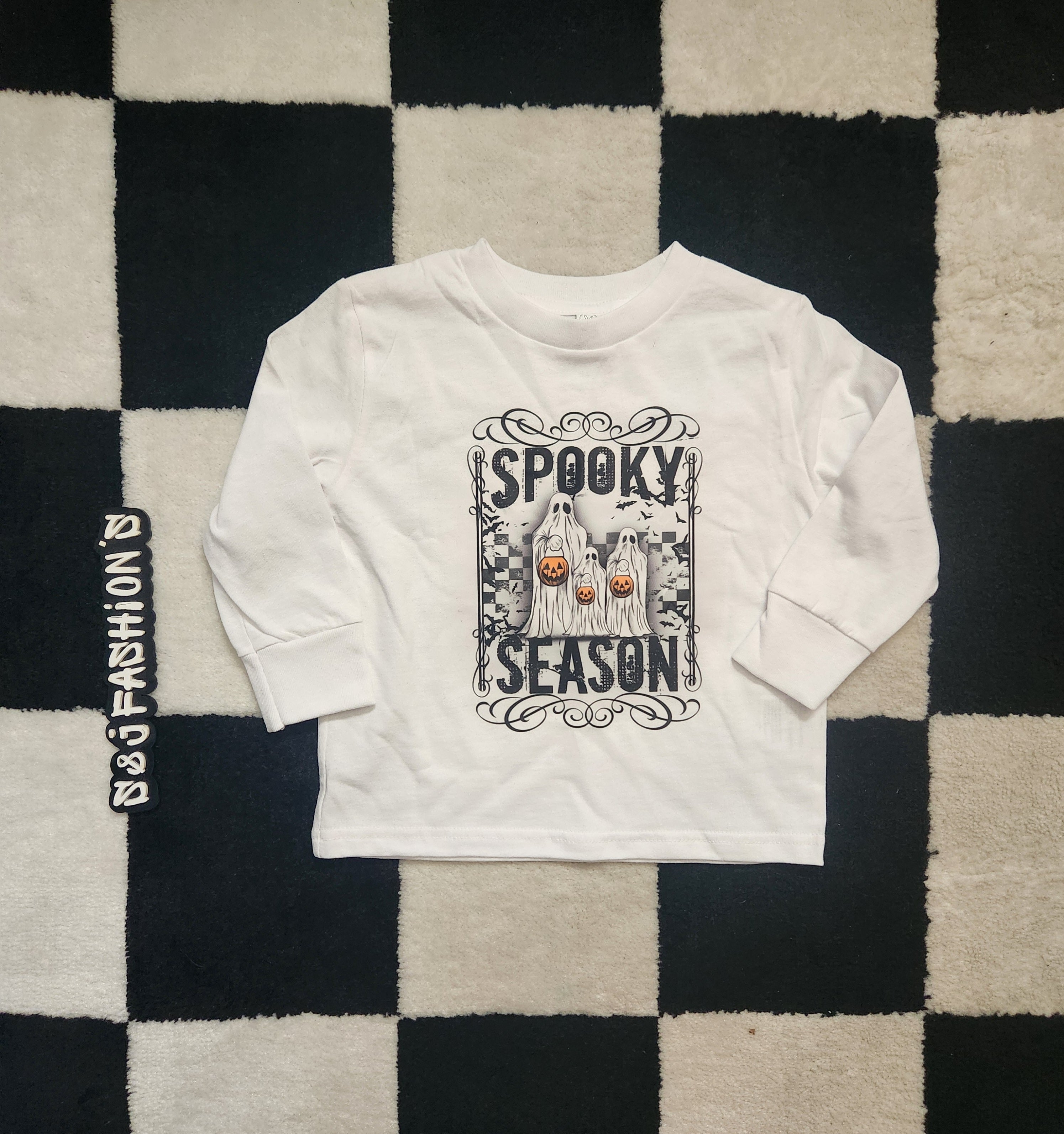 Spooky Season Girls Shirt Boys Shirt Halloween