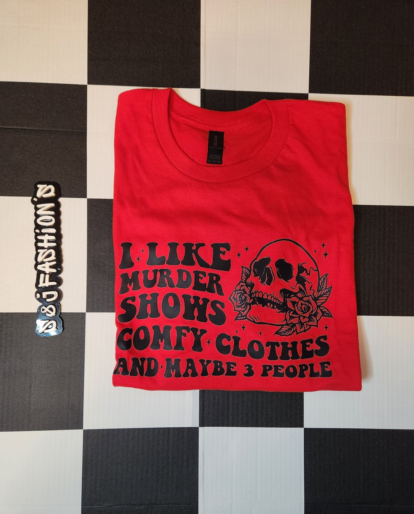 I Like Murder Shows Ladies Shirt