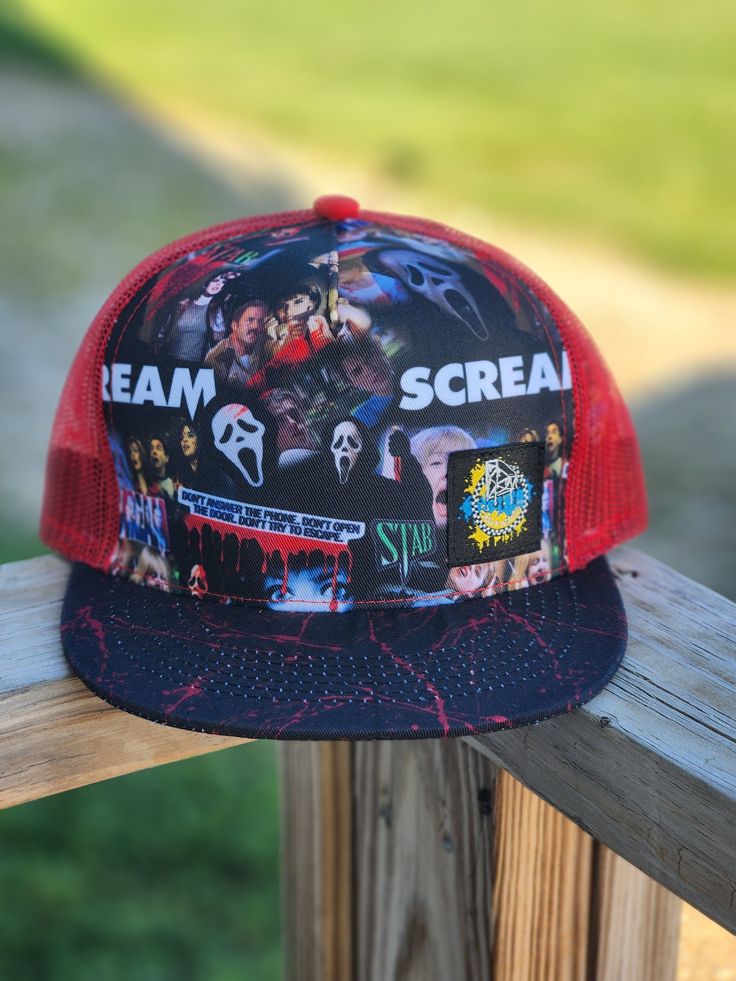 Ghostface Horror Halloween Trucker Snapbacks RTS