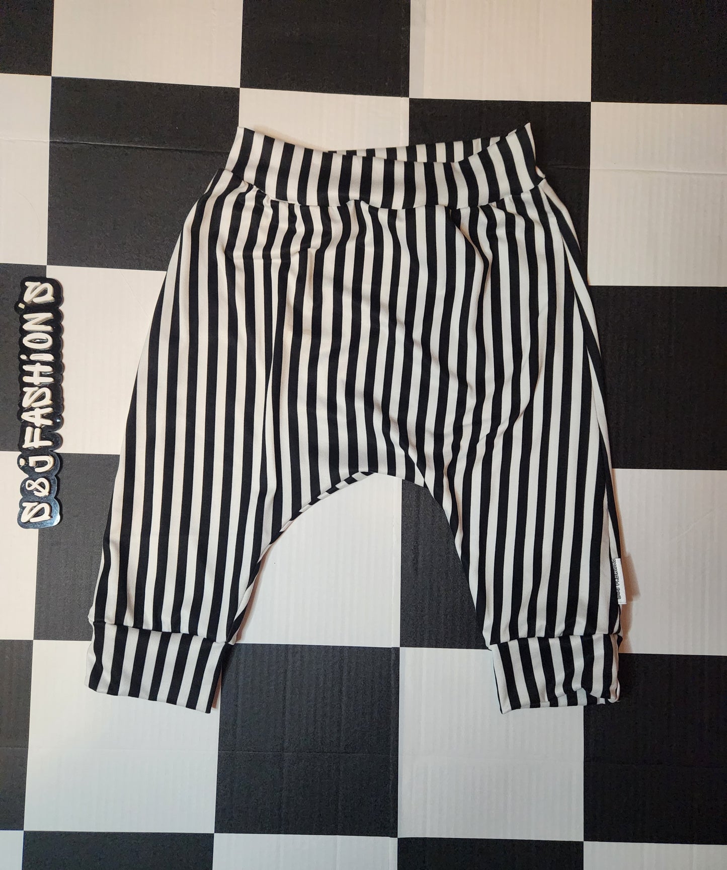 Black & White Stripes Handmade